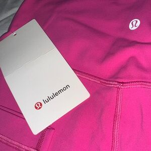 NWT Lululemon Align High-Rise Leggings 28” – Hot Pink – Size 8